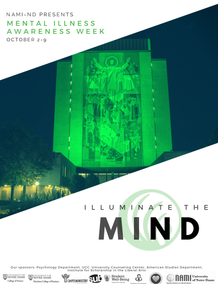 smcsga's tweet photo. Check out Irish State of Mind, ND's mental health awareness week! Happening now! http://t.co/sTpAlvPEdK