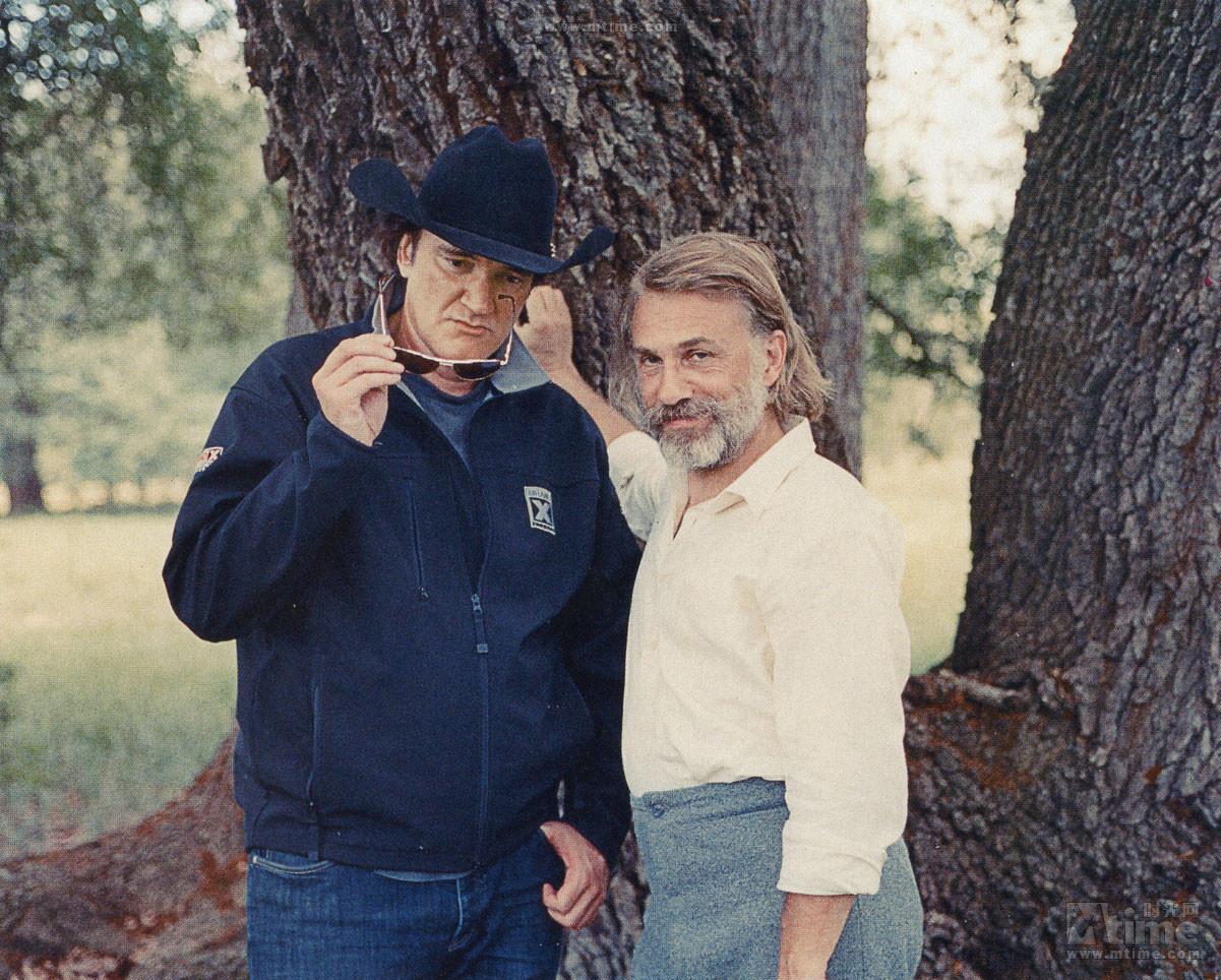 Happy birthday to Christoph Waltz seen here w/ Quentin Tarantino on \Django Unchained\ (2012). 