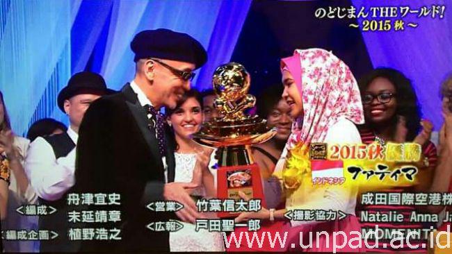Mahasiswa Sastra Jepang Unpad Jadi Juara “Nodojiman The World” di NTV Jepang unpad.ac.id/2015/10/mahasi…