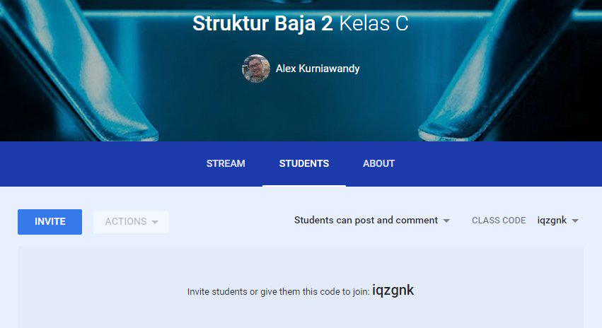 TSS1_UR's tweet photo. bagi Mhs yang mengambil Struktur Baja Kelas C silahkan Gabung ke Classroom http://t.co/ZOJvJu3OtB