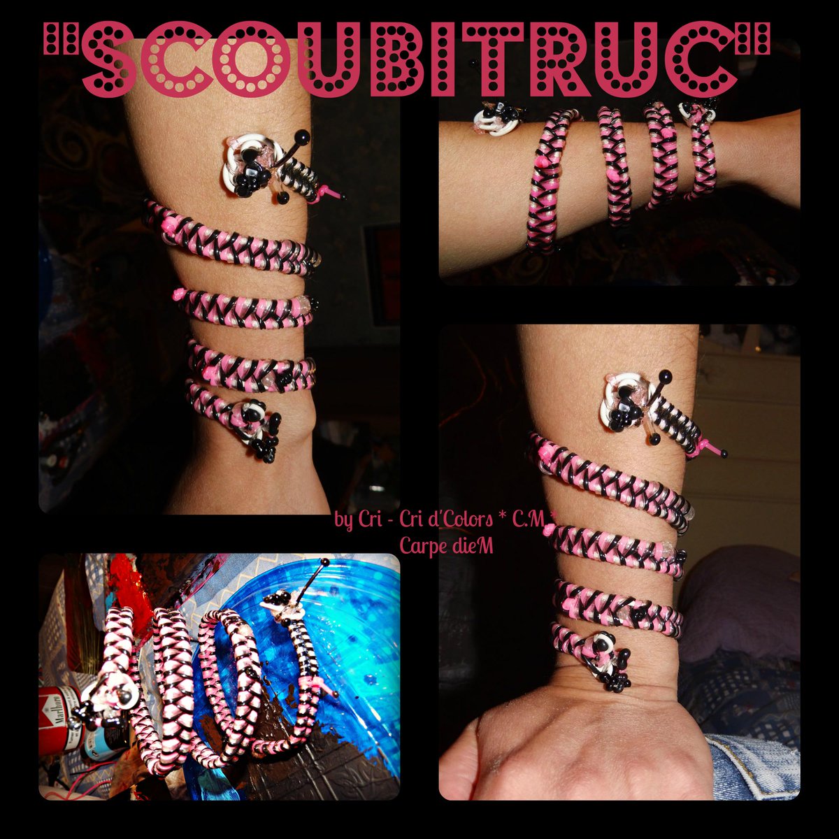 CriDColors's tweet photo. Creation #bracelet #Scoubitruc invention de Cri #CriDColors #CM #CarpedieM #Bijoux http://t.co/80HOQGjwFz
