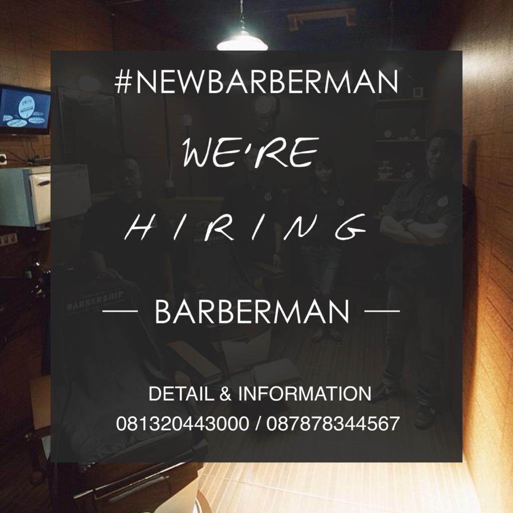 Now we're hiring barberman/kapster!
For info 087878344567
<a href="/Info_Barbershop/">Barbershop_Info</a> <a href="/infobdg/">BANDUNG ᮘᮔ᮪ᮓᮥᮀ</a> <a href="/LokerBdg/">Lowongan Kerja Bdg</a>