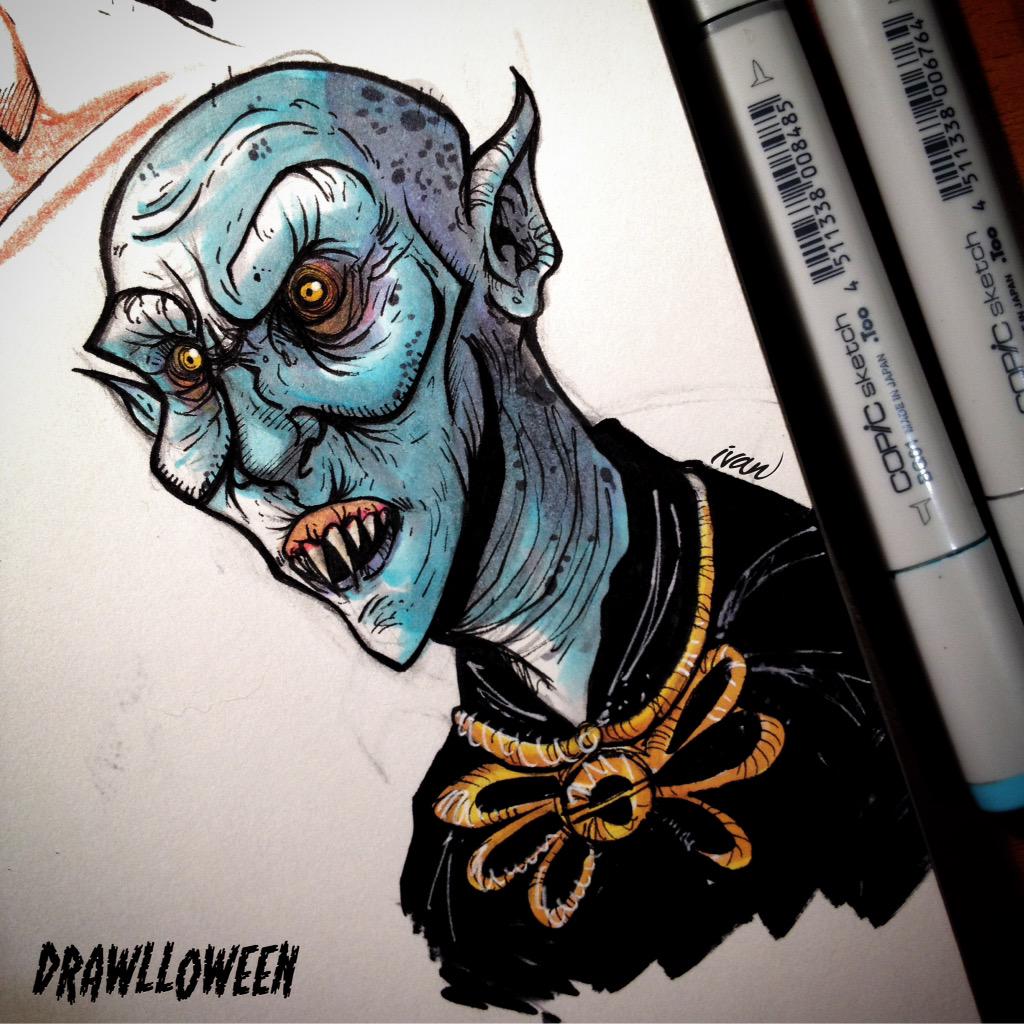 ivanrdgzart's tweet photo. #drawlloween Day 4: Vampire!
#salemslot #monster #barlow #vampire #classicvampire #horrormovies #horrorart http://t.co/6YqIbHFxZx