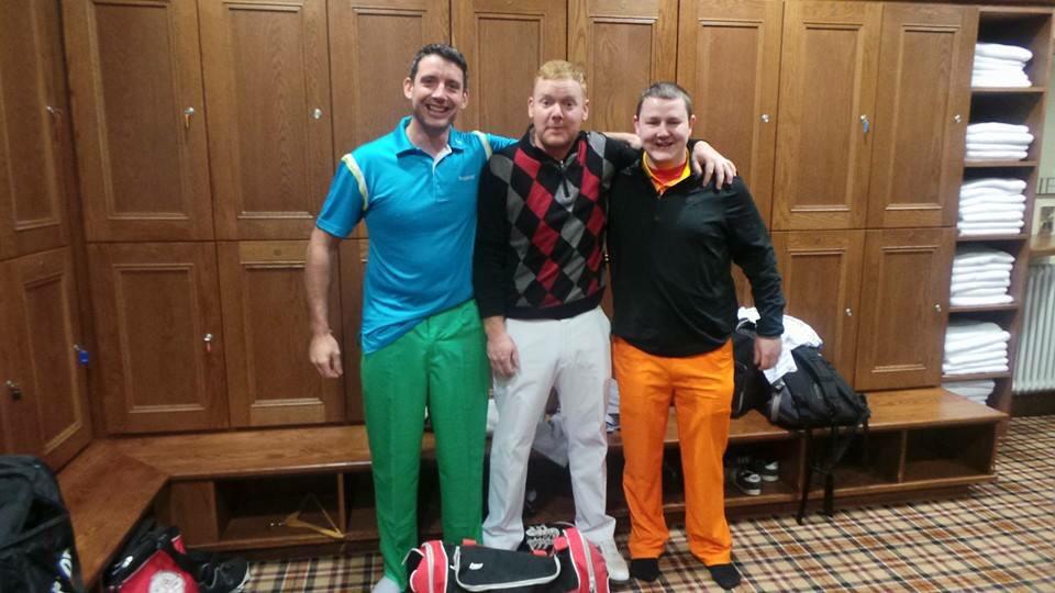 RT <a href="/t20oto/">Emmlyn Melarkey</a> What do you think of the choice of trousers <a href="/ShaneLowryGolf/">Shane Lowry</a> 

Love it 🍀🍀🍀