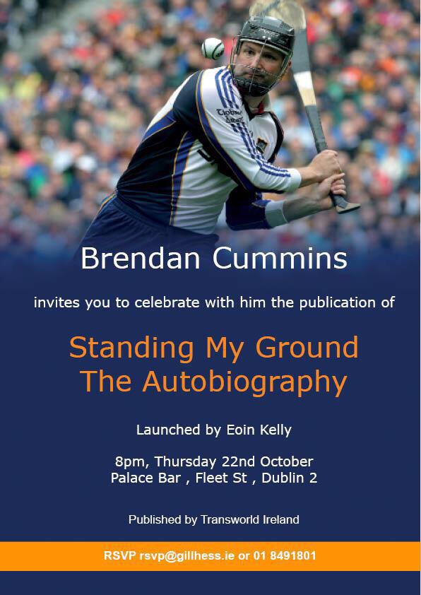 TippSupporters's tweet photo. Tipperary fans may be interested in the upcoming Tipperary and Dublin launches of Brendan Cummins' autobiography http://t.co/xJFs167PGh
