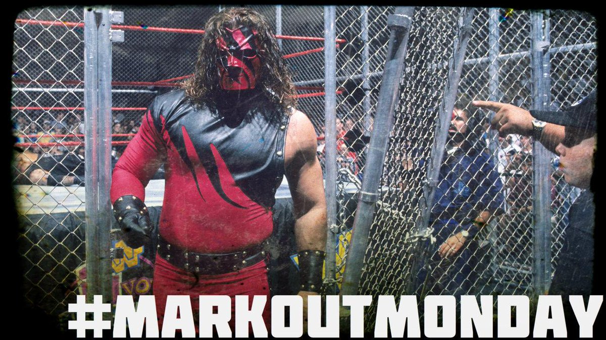WhatCultureWWE's tweet photo. October 5th 1997 - @KaneWWE makes his terrifying debut at Badd Blood. #MarkOutMonday #WWE #ThatsGottaBeKane http://t.co/zIVYoiO2Do