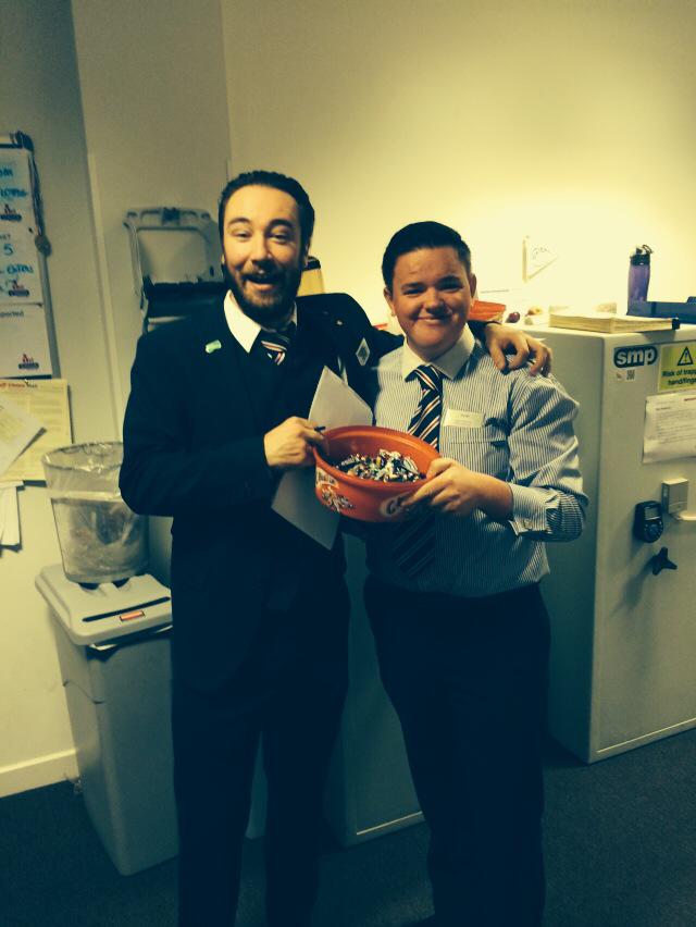 hunt_kathryn's tweet photo. @EastMidsNBS @teebsontwit @asdutch @sev176 MCs are really feeling the love today !! #oneTeamNorthWeek #superbranch !! http://t.co/1MsZhUK4PK