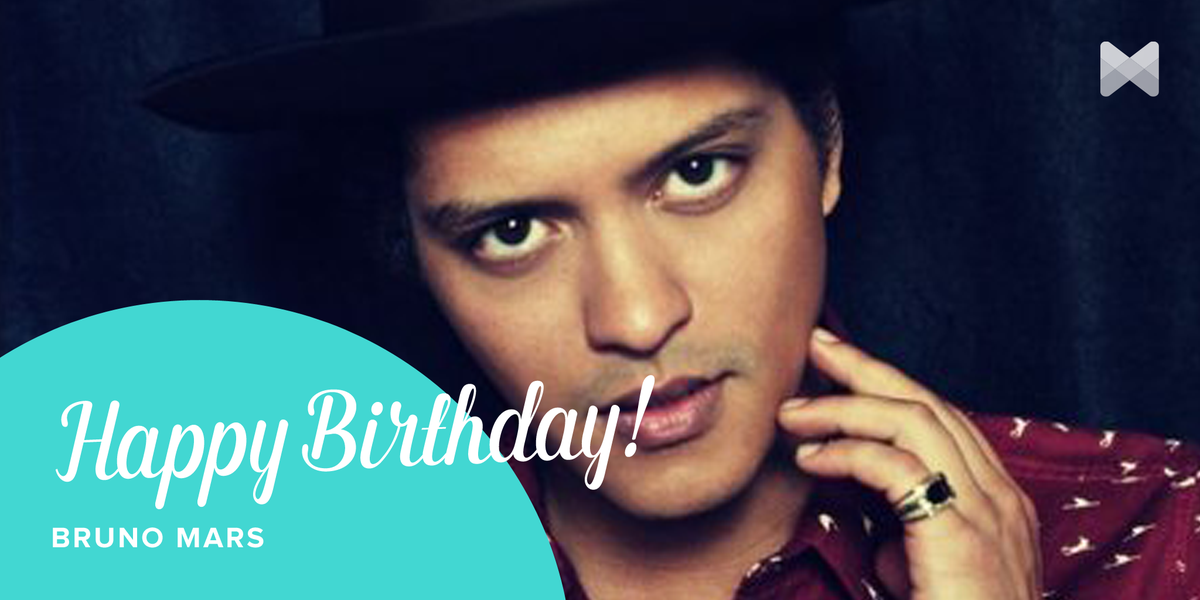 Musixmatch sur X : "Happy Birthday, Bruno Mars! The singer turns 30 today! http://t.co/74IWuvEYwB" / X