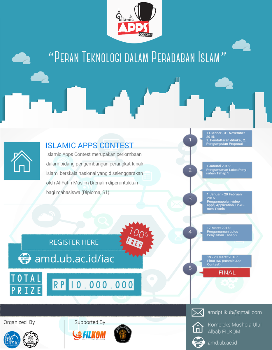 amdfilkomub's tweet photo. Ayo temen-temen @filkomUB @IFUB2012 @IFUB2013 @InformaticsUB14 untuk ikut dalam kompetisi #IslamicAppsContest http://t.co/3u6qXSsmAE
