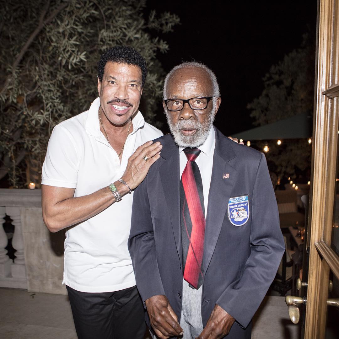 What an honor to have a true hero, Lt. Col. Theodore Lumpkin, @ the screening of the documentary The Tuskegee Airmen.