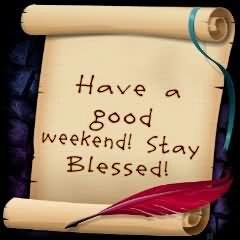 Have an awesome week.