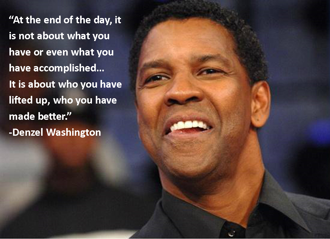 #MondayMantra by Denzel Washington, an Omega Psi Phi from Fordham University! <a href="/RHO_LAMBDAQUES/">Rho Lambda</a>
