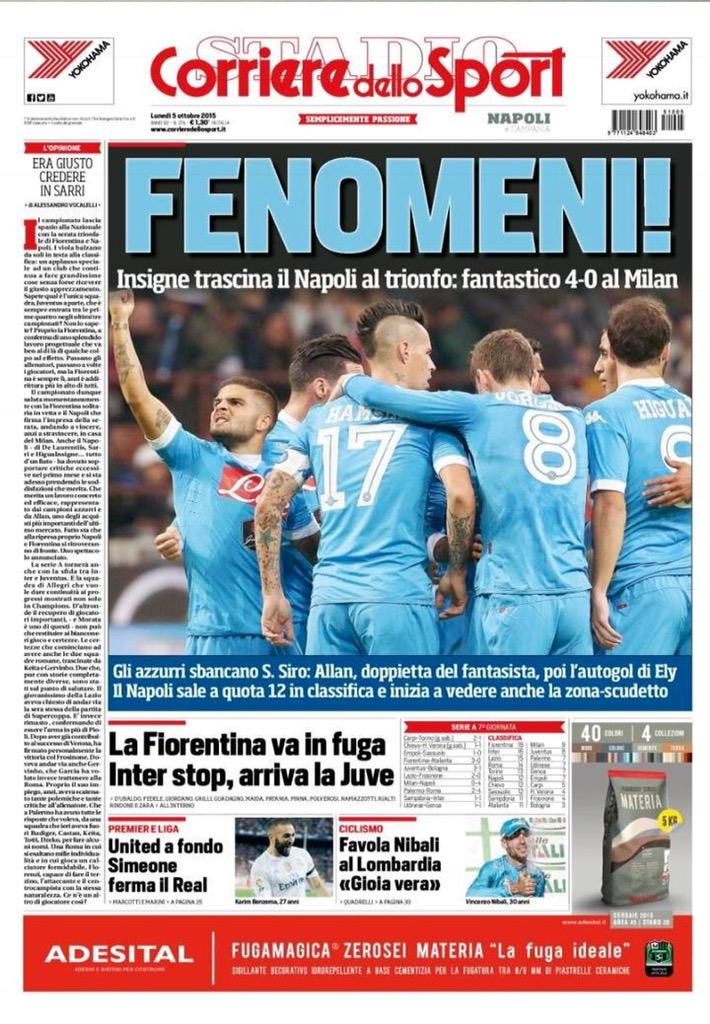 Sp_Napoli's tweet photo. Portada @CorSport http://t.co/UTXIWc4QTh