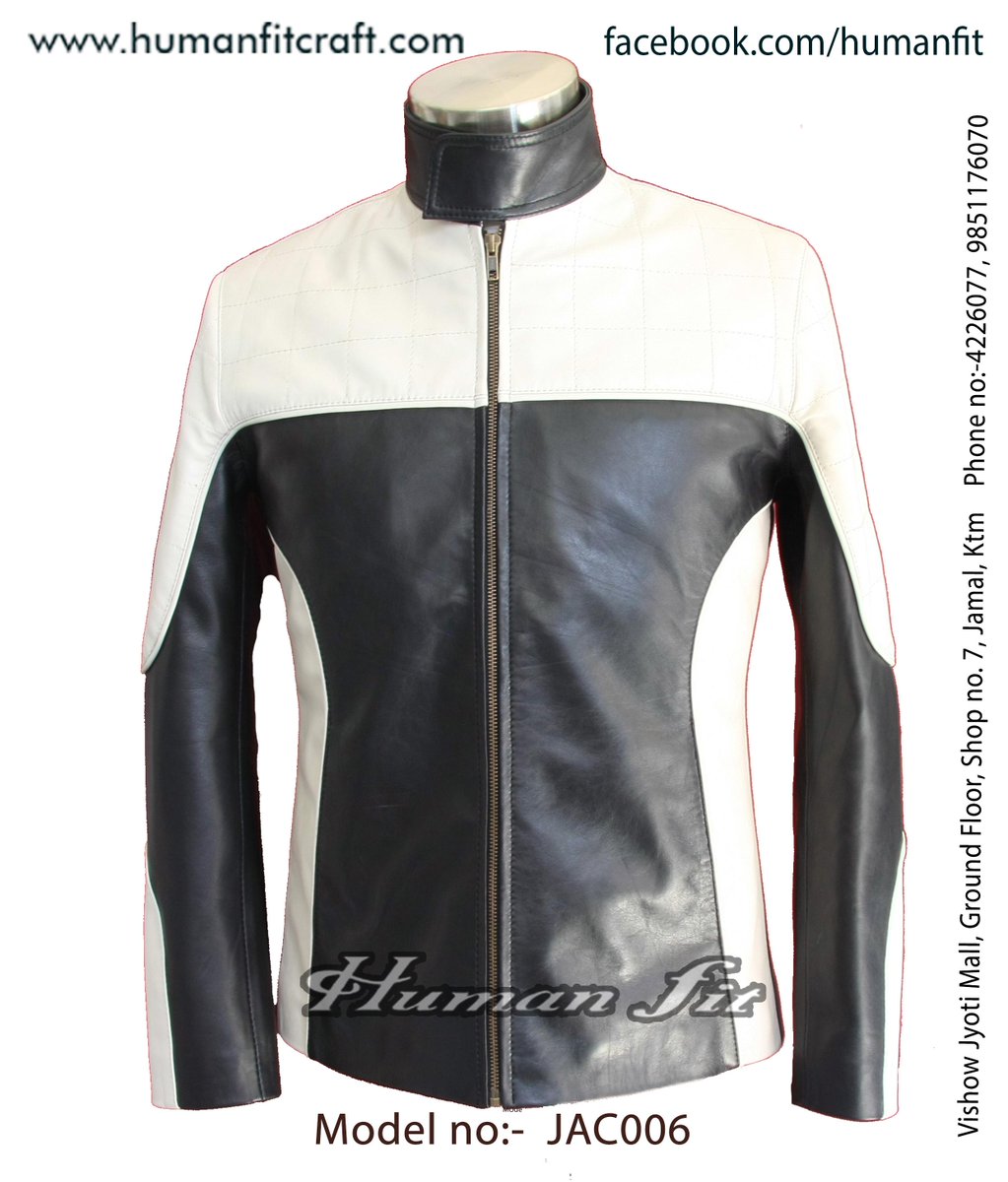 Humanfitcraft's tweet image. Black &amp;amp; White Sheep Nappa Leather Jacke
MDN:-JAC006
#Made_In_Nepal
#Nepal 
#Genuine #leather 
humanfitcraft.com/product/black-…