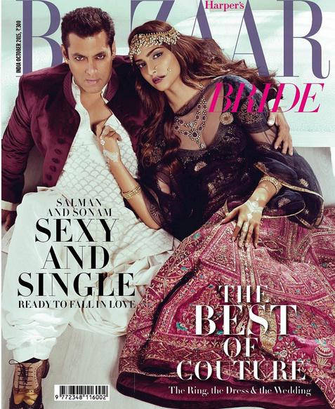 SabinaLamba's tweet image. PERFECT:)&quot;SEXY &amp;amp;SINGLE! READY TO FALL IN LUV&quot; @BeingSalmanKhan #SonamKapoor @BazaarIndia #10MillionViewsOnPRDPTrailer