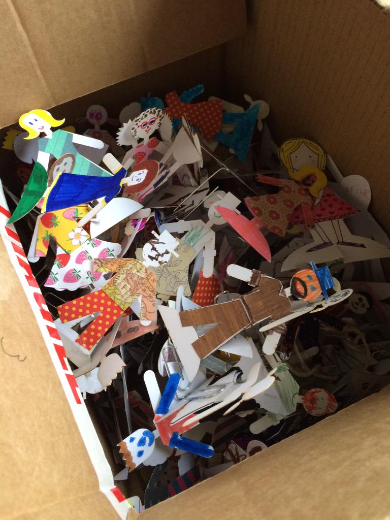 TootingJo's tweet photo. A box full of Whitstable people to go up in my loft. Who knows when they'll appear again... #funpalaces #museumoffun http://t.co/3fjyaJ1JkQ