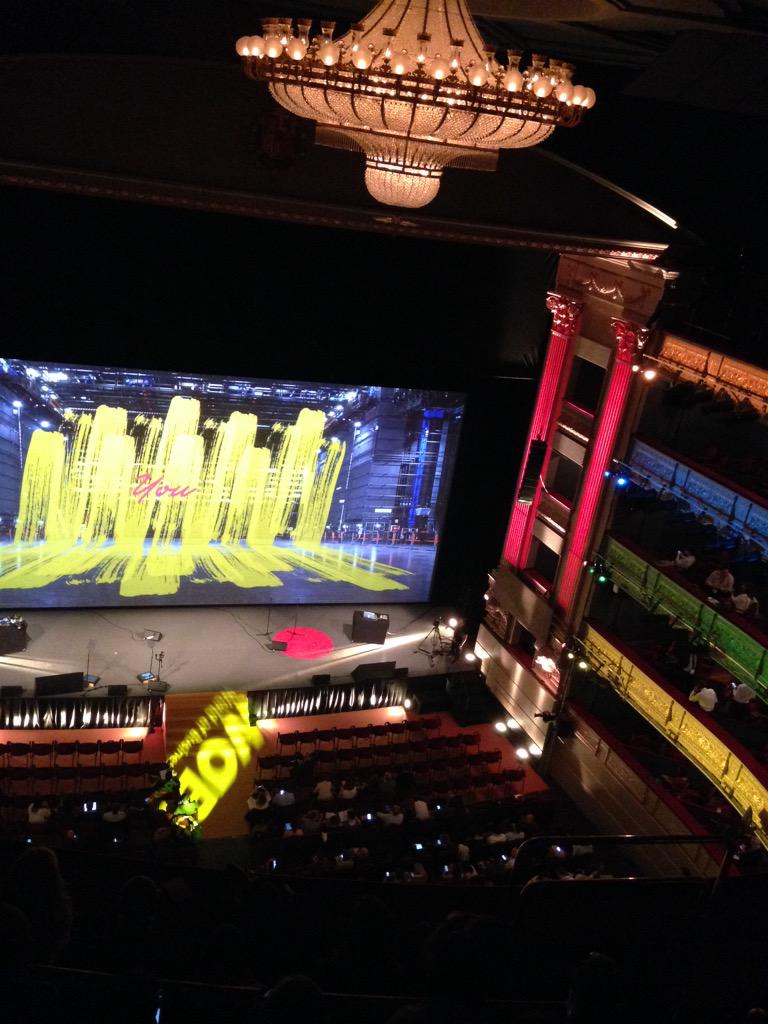 at the World of Business Ideas (WOBI). Here we begin...#wobi #storymakers #WBFMAD #teatrorealmadrid