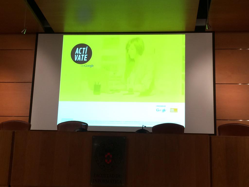 monsanfer78's tweet photo. #activatemadrid #activate2015 @GoogleActivate A por la semana de aprendizaje!!! http://t.co/rHtcC5nzph