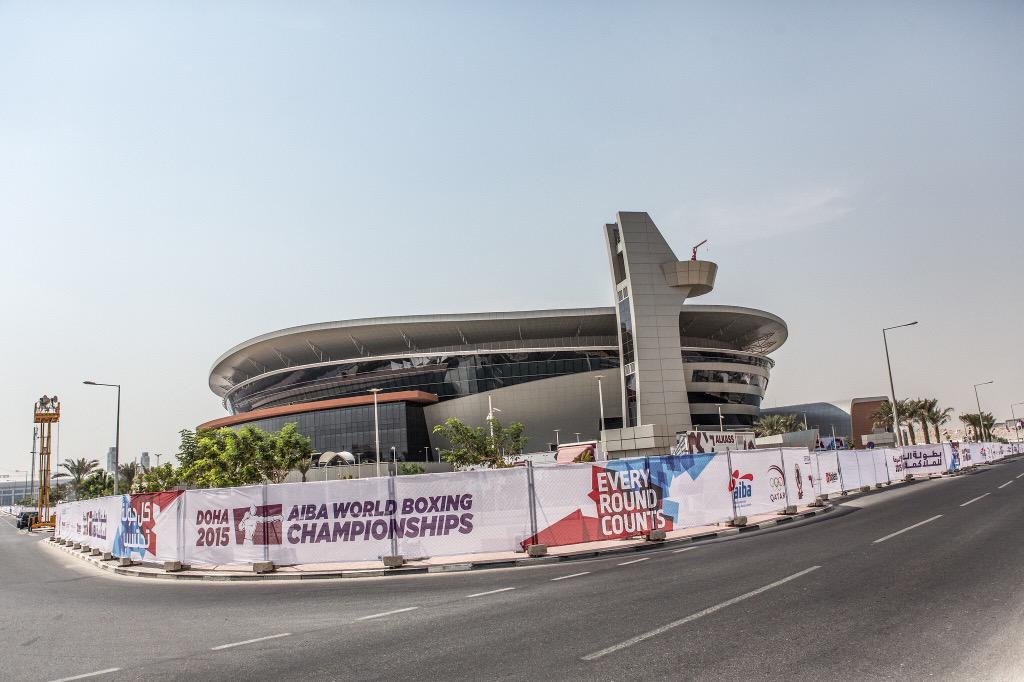 qatar_olympic's tweet photo. AIBA World Championships 2015 to begin Today
http://t.co/VfeyGLaYiM
@AIBADOHA 
@AIBA_Boxing 
#Doha2015 http://t.co/MZ0aL9aY0P