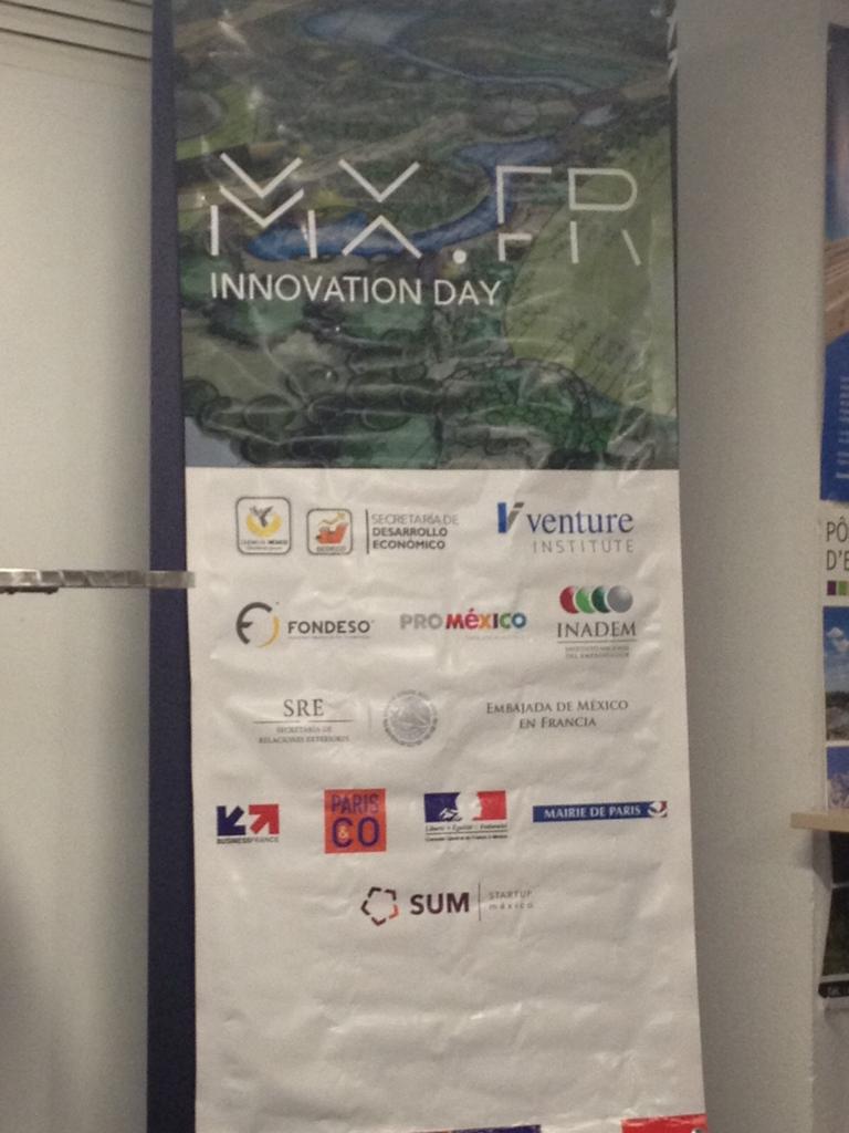 EuropeMex's tweet photo. @agarcialopezl #MXFR promueve en #PARIS 10 #STARTUPS #Mexique @venture_i @SedecoCDMX @Paris_Incub @INADEM_SE @SRE_mx http://t.co/Ny67ij6qlx