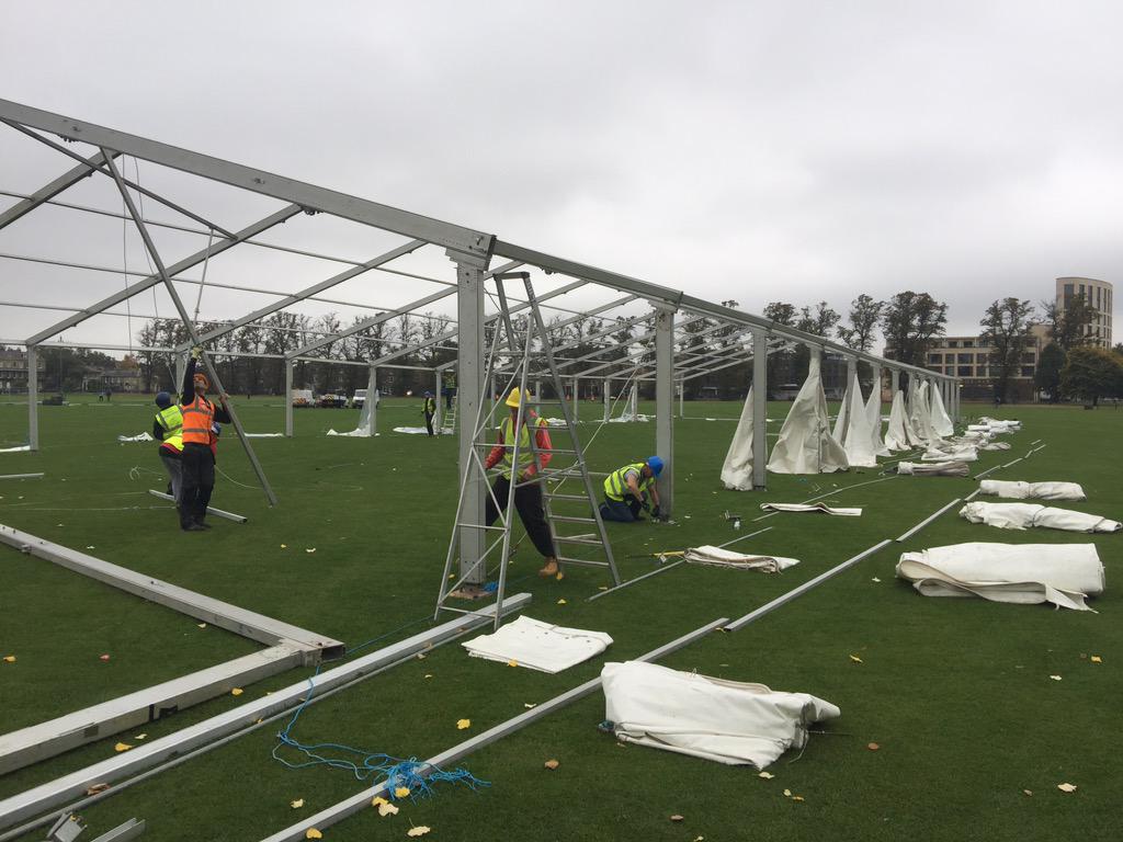 The frame is Nearly up in the air