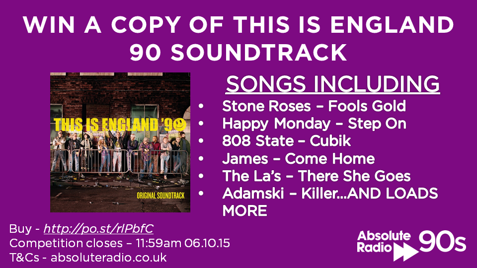 Well #ThisisEngland90 was blummin' amazing! Follow and RT for your chance to win a copy of the CD.