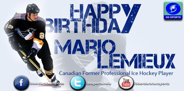 DD Sports wishes Former Canadian Ice Hockey Player Mario Lemieux a very Happy Birthday 