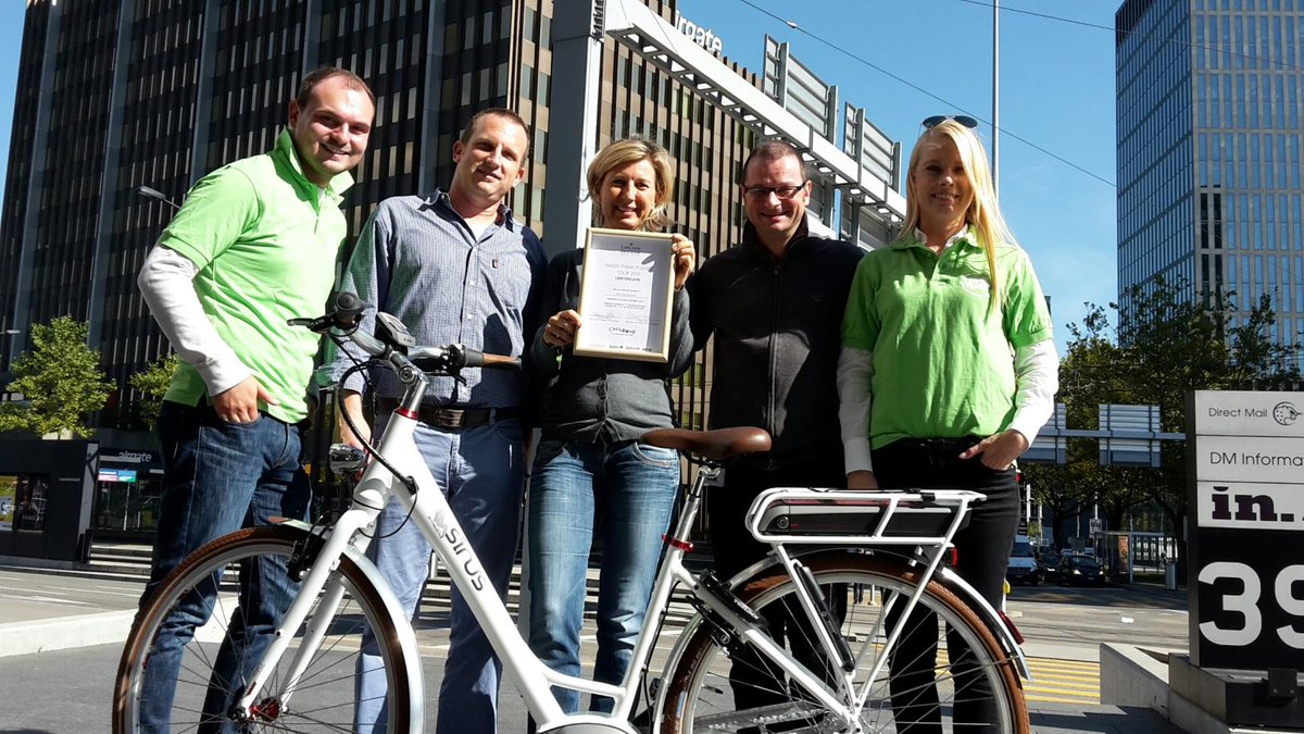 RadissonBluZRH's tweet photo. #Congratulations to the winner of our #SwissThinkPlanetTour! Have fun with the brand new #ebike! #ResponsibleBusiness http://t.co/aSwk5mAXHM