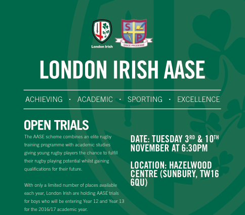 Are you the next Tom Fowlie? <a href="/AcademyIrish/">London Irish Academy</a> AASE Trials this November. 

goo.gl/IkYYqa