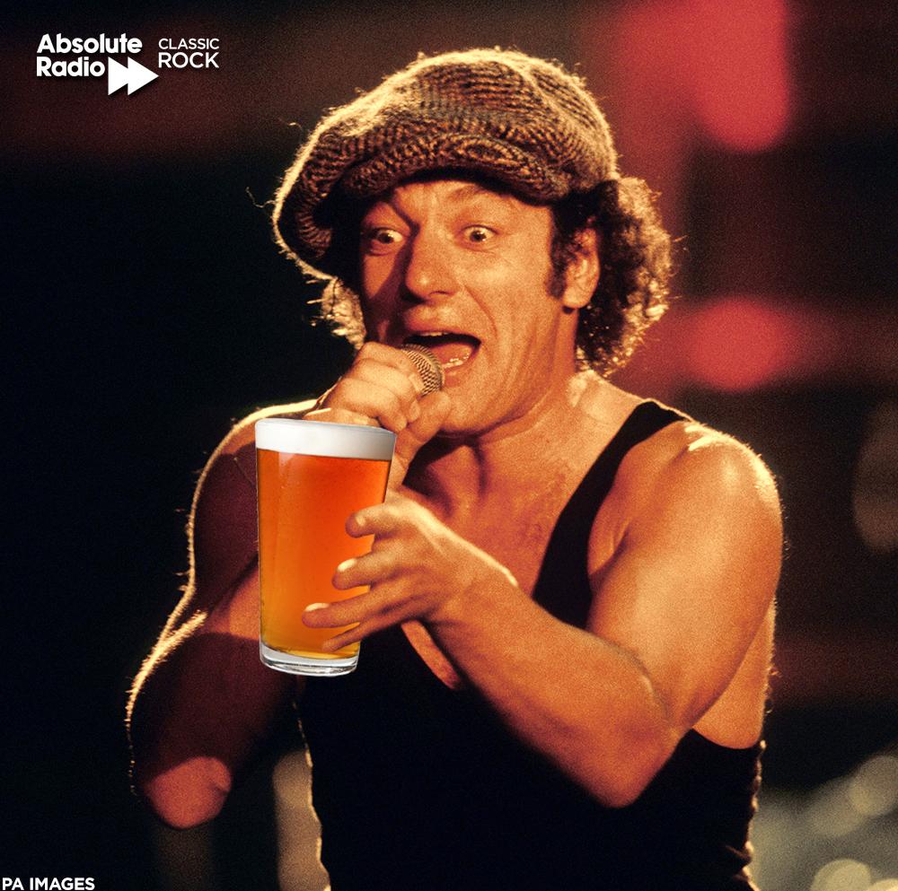 Happy 68th birthday Brian Johnson of - have a drink on us! 