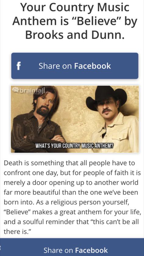 Michelove37's tweet image. #brainfall #countrymusic #believe