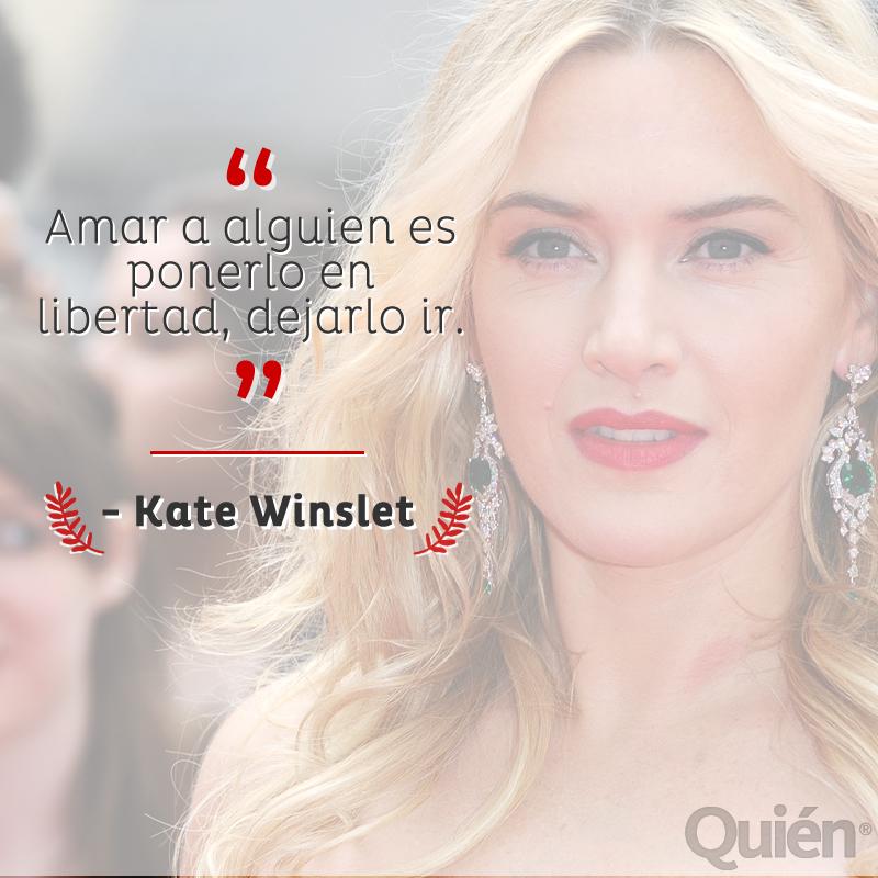  Happy birthday! Hoy cumple 40 años la actriz Kate Winslet. 