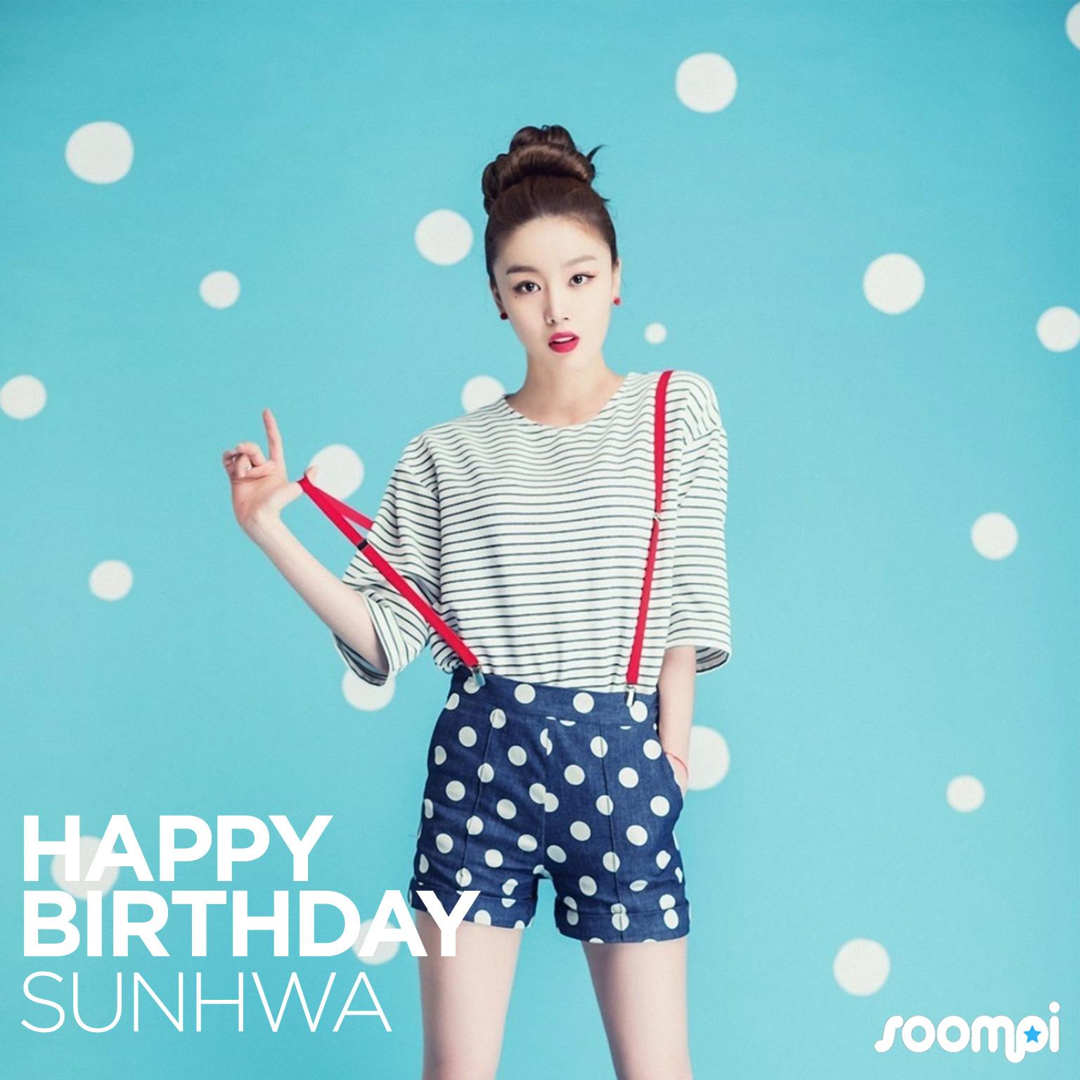 Happy birthday to our magnae han sunhwa (and me tho) haha
 