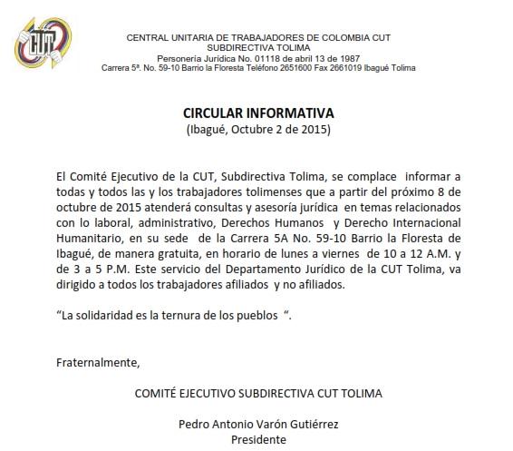 CUT Regional Tolima tweet media