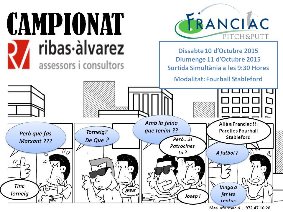Aquest cap de setmana juguem el campionat Ribas Alvarez