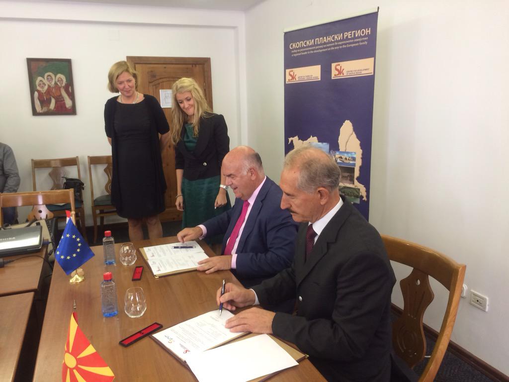 Naardermeer comes to Skopje: #GooienVechtstreek and Planning Region Skopje sign MoU on waste management.