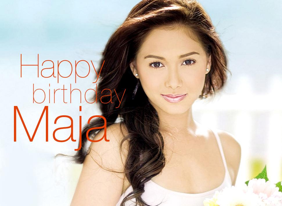 Happy 27th bday Maja Salvador :)     