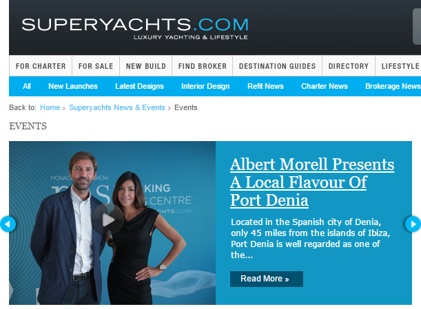 PortDenia's tweet photo. Port Denia video interview in Monaco: http://t.co/YuzXu0zlj0 @deniacom @ayto_denia #Superyacht #marinas #shipyard http://t.co/8v794aDC4w