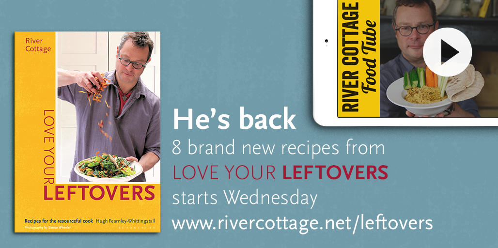 rivercottage's tweet photo. Hugh's back! New book and new #FoodTube videos this week. Watch the trailer now: http://t.co/nP0FK7UeSR #leftovers http://t.co/jtEq9JUNbs