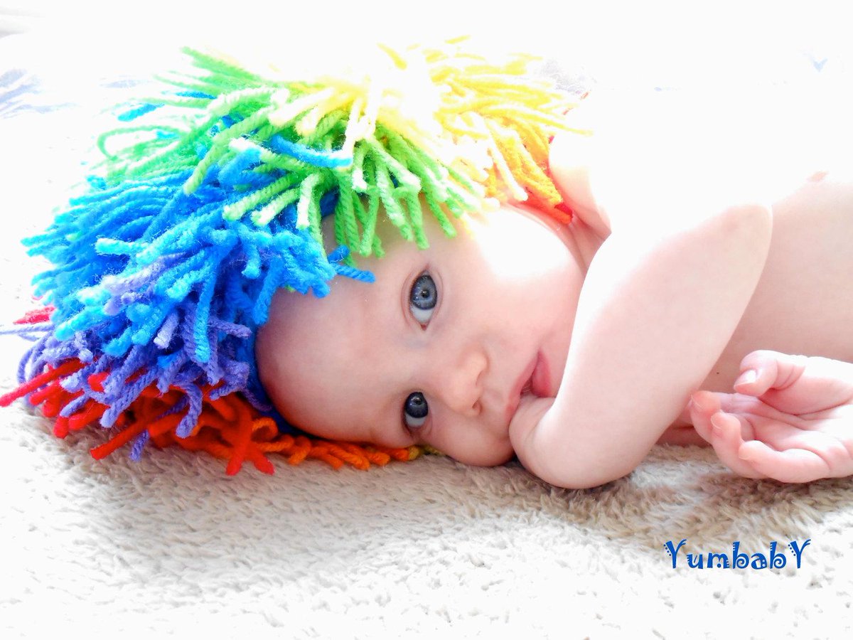 YumbabyShop's tweet photo. Baby Clown Wig Halloween Costume Rainbow Color https://t.co/6zY8Er2Y3S #etsymntt #ColorfulWig http://t.co/YHvLFHdcjV