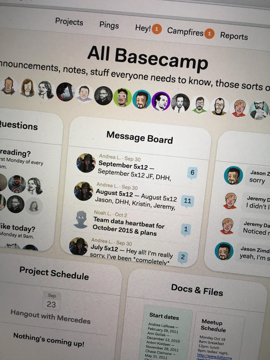 jasonfried's tweet image. Another peek at the all-new Basecamp 3. It’s right around the corner. Get an invite: basecamp.com/3-is-coming