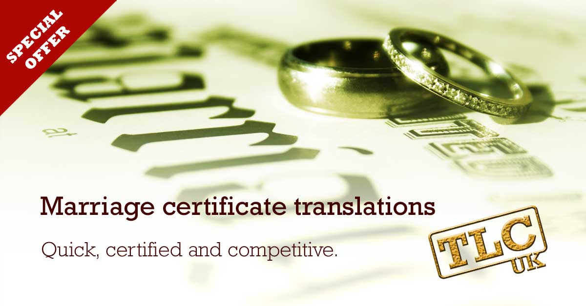 TransLegalCo's tweet image. Recently #married abroad? Get your marriage certificate translation at a reduced price. bit.ly/1M6WVHH