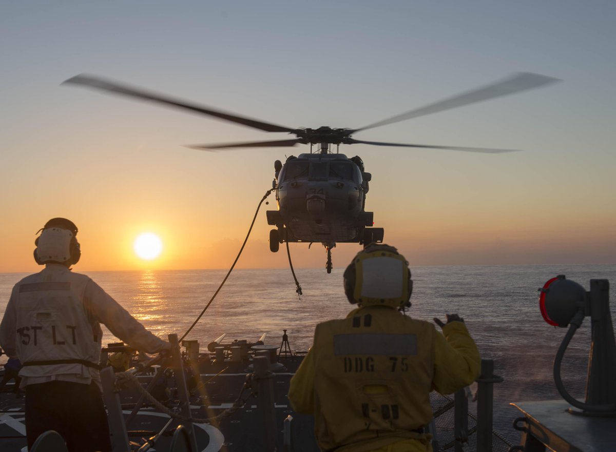 Just another day at the office for #USSDonaldCook and #HSC28.