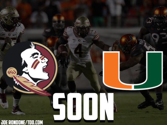 NoleGameday's tweet image. Good morning.

It is officially Miami game week. #FSU #Noles #FSUvsUM