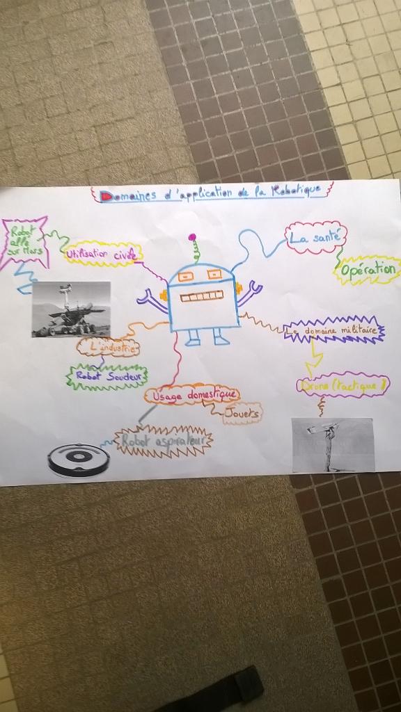 groupe3b4's tweet photo. #Robot #Mathilde #Théo #RegRobot http://t.co/fVVJbO3Zau