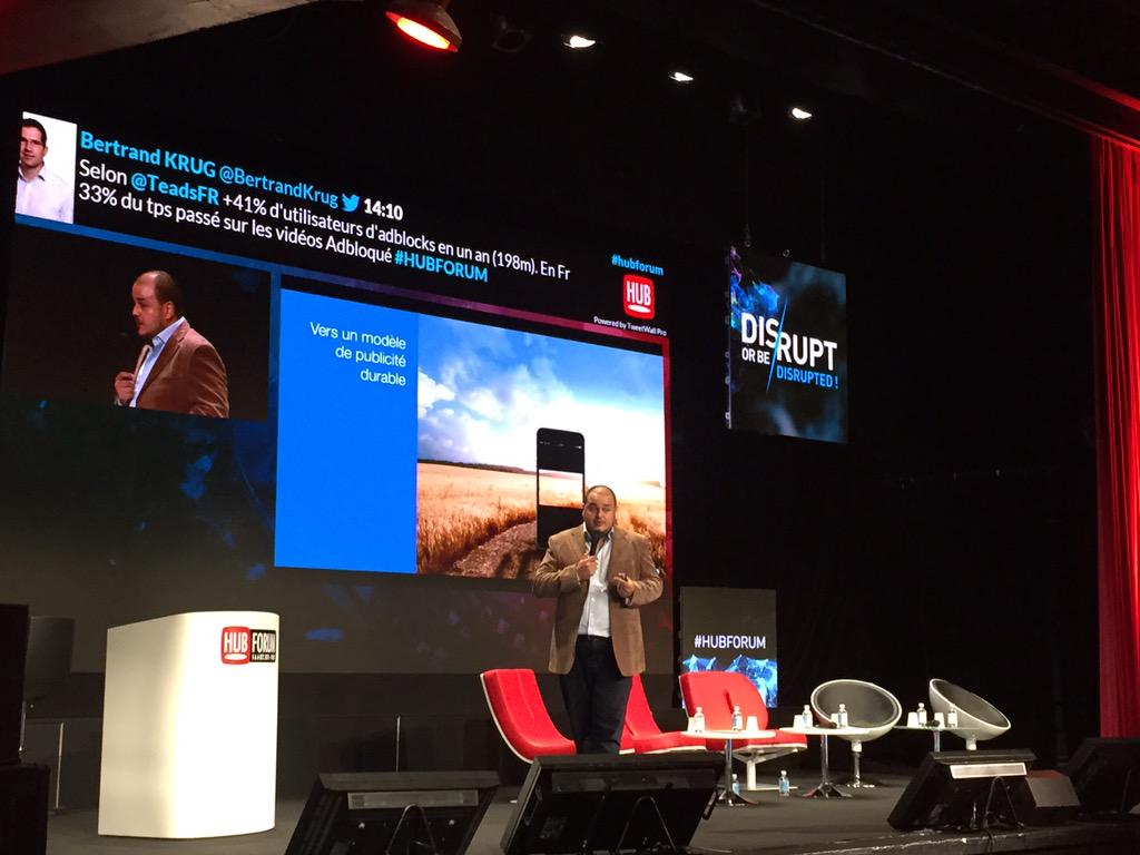 MarionRaith's tweet photo. Vers un modèle de publicité durable avec #Teads #publicitedurable #manifeste #hubforum http://t.co/7X7QWG7CgK