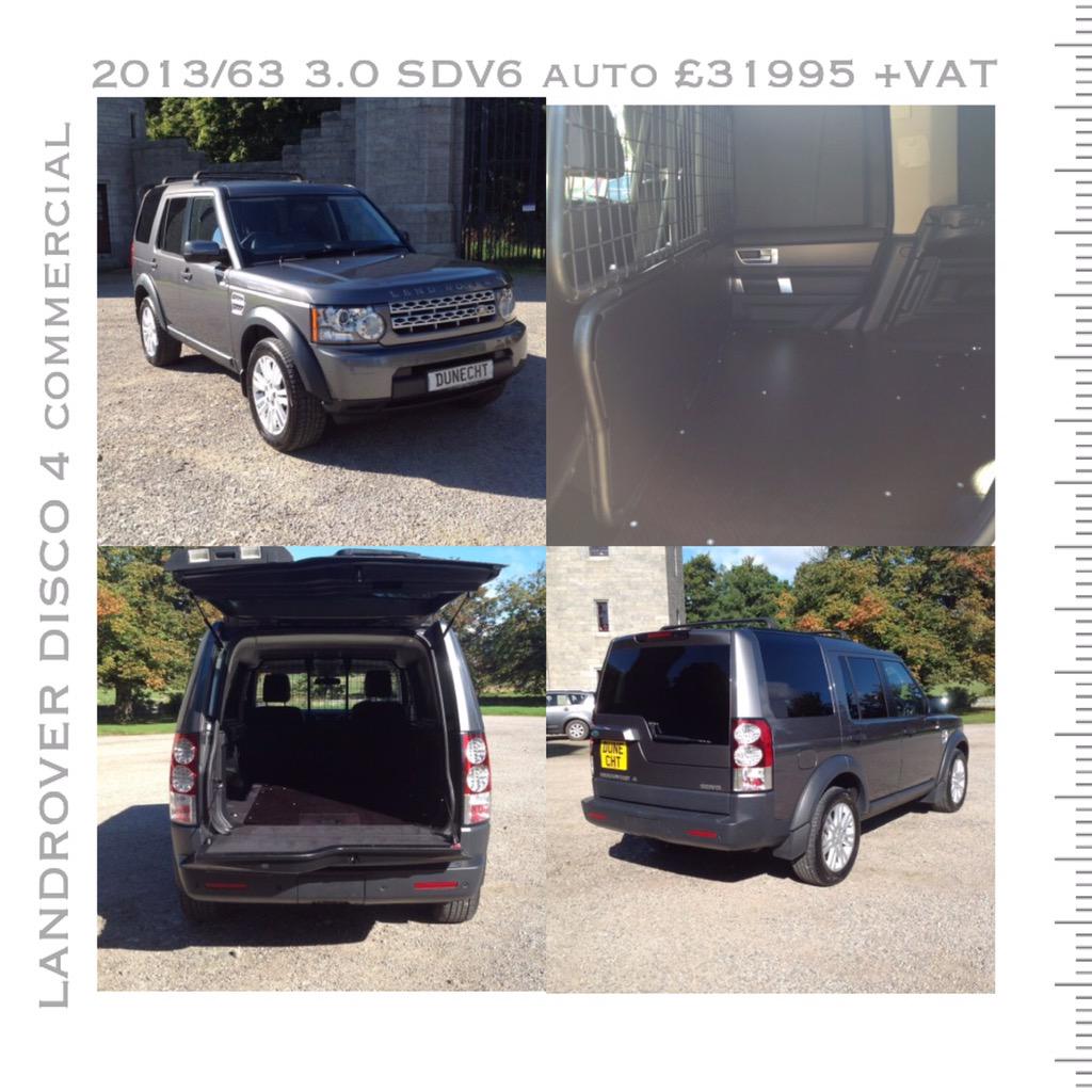 Couldn't resist this car of the week....lovely and very practical Discovery 4 Commercial! 
dunecht4x4garage.co.uk/used-4x4/1009/…