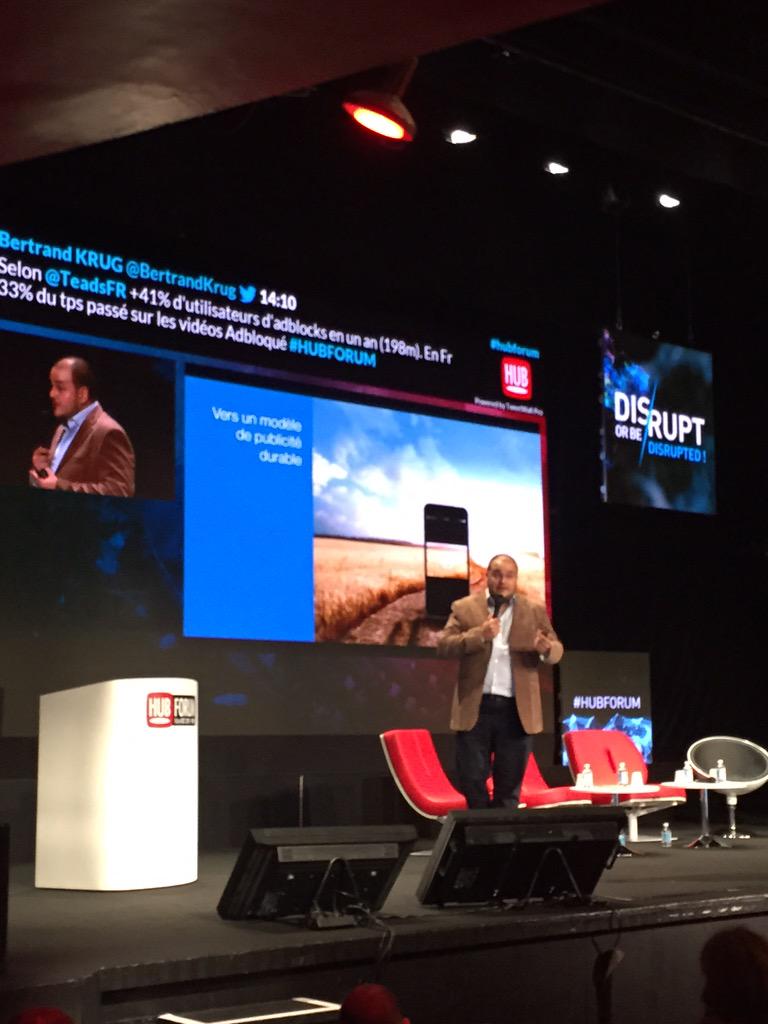 Prique's tweet photo. Teads' Manifesto : towards a long-term advertising model #HUBFORUM http://t.co/zzQMK6YDE0