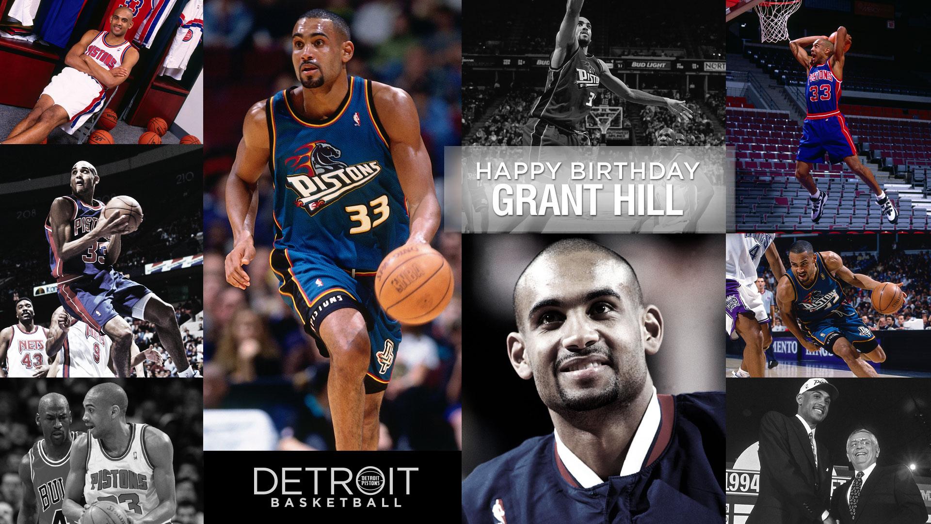 \" Happy Birthday to Happy 43th Birthday Grant Hill           NBA     43    (*_*)