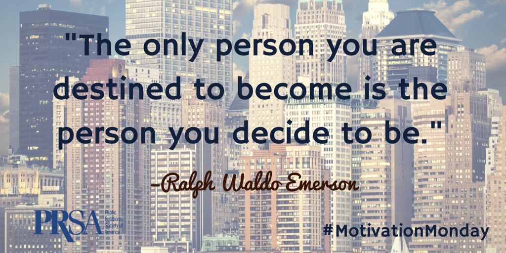 PRSA's tweet photo. Choose wisely. #MotivationMonday http://t.co/bpqJSWo8m2
